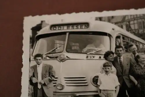 tolles altes Foto Oldtimer Reisebus Bus  Mercedes - 1955 - Odi Essen