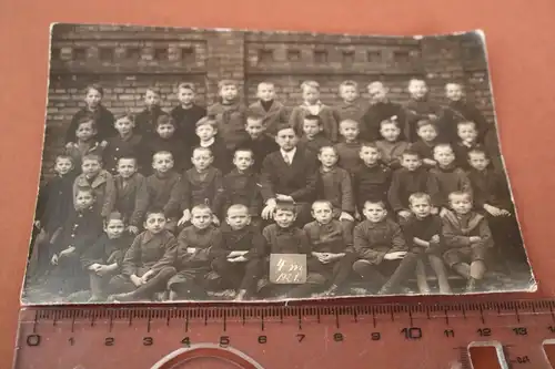 tolles altes Foto Schulklasse - Klassenfoto - Berlin KLasse 4m 1921