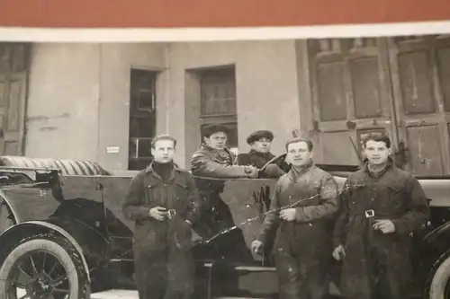 tolles altes Foto - Großer Oldtimer Ley Maschinenfabrik  Modell ? - 20-30er Jahr