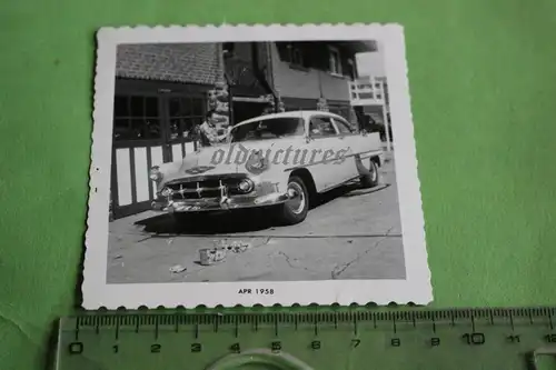 tolles altes Foto  amerikanischer Oldtimer - Chrom glänzt -  50-60er Jahre