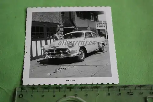 tolles altes Foto  amerikanischer Oldtimer - Chrom glänzt -  50-60er Jahre 