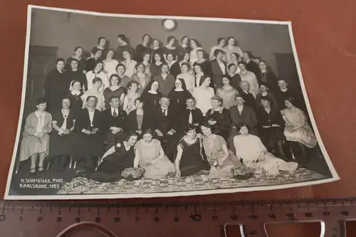 tolles altes Foto - Klosterschule ? Mädchenschule ?? Nonnen - Karlsruhe 1927