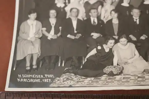 tolles altes Foto - Klosterschule ? Mädchenschule ?? Nonnen - Karlsruhe 1927