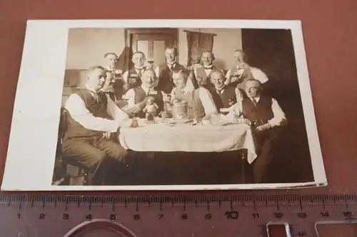tolles altes Foto - Gruppe Männer Kegelklub Ackermann 1926