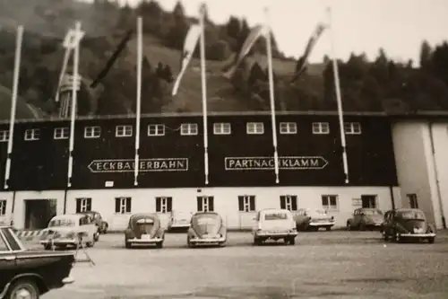 tolles altes Foto -  Gebäude - Kainzenbad  Skistadion  1962