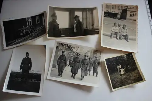 sechs tolle alte Fotos eines Soldaten 