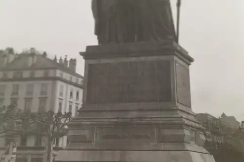 tolles altes Negativ -  Denkmal - Germania ? und Königin ?? zwei Frauen - 1910-2