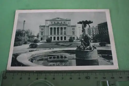 tolle alte Karte -  Riga - Das Opernhaus -1944