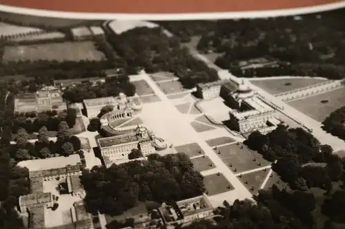 tolles altes Foto - Luftaufnahme  neues Palais Potsdam- 30-40er Jahre