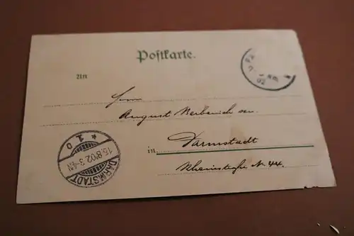 tolle alte Karte aus Graseck Garmisch Partenkirchen  1902