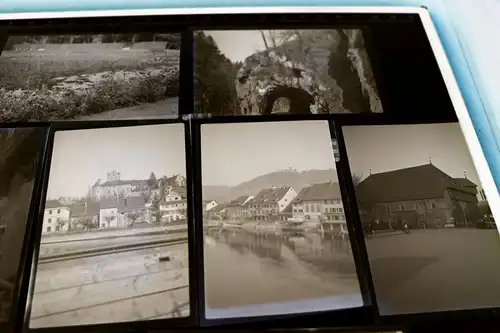 28 tolle alte Negative - Stadtansichten - Stadt - Denkmal - Ort ??? 30-40er Jahr