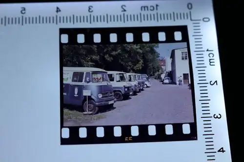 tolles altes Dia-Positiv - Oldtimer Mercedes Transporter - Firma ? 