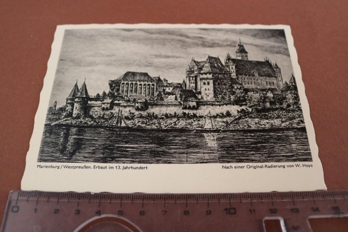 tolle alte Karte - Marienburg Westpreußen - 50-60er Jahre ? Nr tolle alte Karte - Marienburg Westpreußen - 50-60er Jahre ? Nr