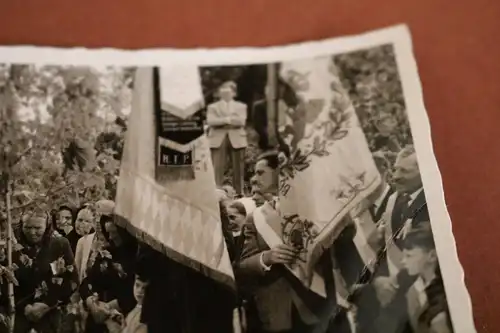 vier  tolle alte Fotos - Festumzug - Gunzenhausen ?  30-40er Jahre ?