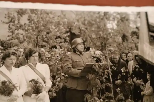 vier  tolle alte Fotos - Festumzug - Gunzenhausen ?  30-40er Jahre ?