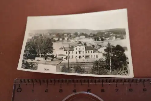 tolles altes Foto - Mir unbekannter Bahnhof - 30-50er Jahre ???