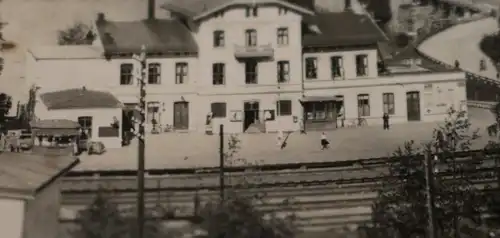 tolles altes Foto - Mir unbekannter Bahnhof - 30-50er Jahre ???