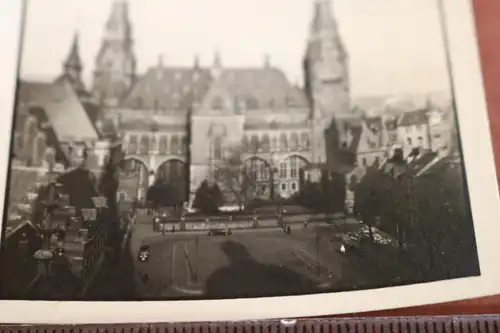 tolles altes Foto - Rathaus von Aachen  - 30-40er Jahre ???