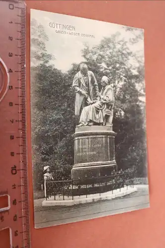 tolle alte Karte -  Göttingen Gauss-Weber Denkmal    1906