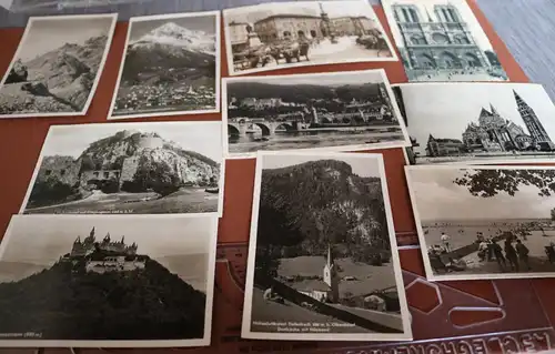 zehn tolle alte Ansichtskarten - Flohmarktfund  30-40er Jahre 