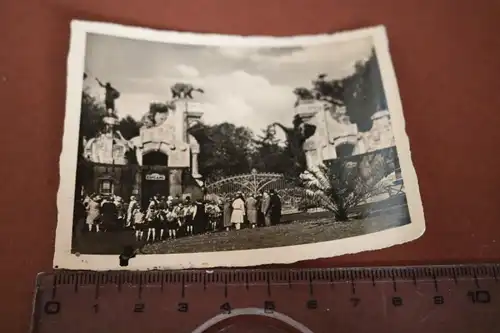 tolles altes Foto - Tierpark Hagenbeck Eingangstor - 30-40er Jahre ???