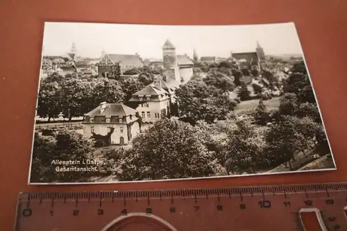 tolle alte Karte - Allenstein in Ostpreußen - Gesamtansicht  1936