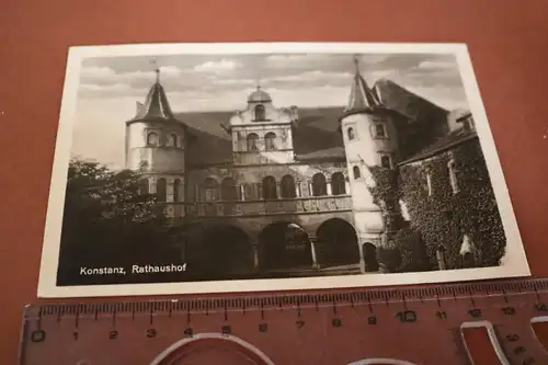 tolle alte Karte - Konstanz Rathaushof  1935