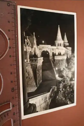 tolle alte Karte -  Budapest - Schloss ?  Burg ? - 1934