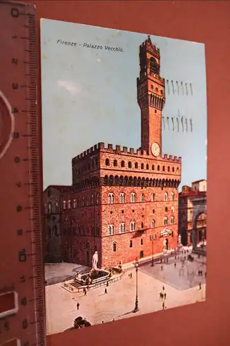 tolle alte Karte - Firenze Palazzo Vecchio 1933  Florenz