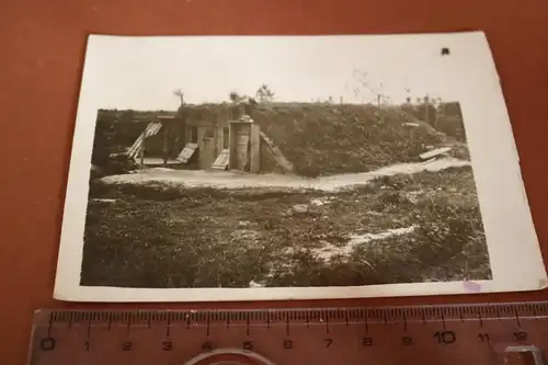 tolles altes Foto - Unterstand - Zweibrücken ? 1917