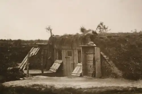 tolles altes Foto - Unterstand - Zweibrücken ? 1917