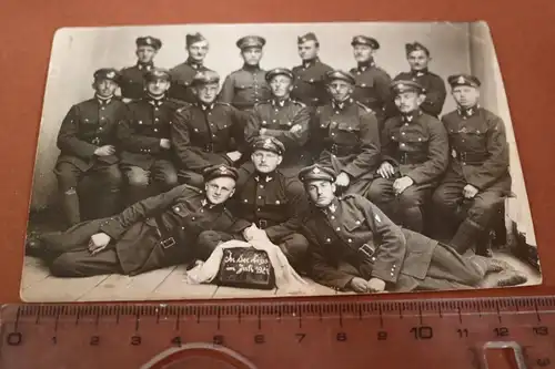 tolles altes Foto - Gruppenfoto Soldaten Slowakei - Zipser Komitat 1921