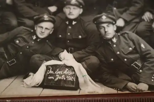 tolles altes Foto - Gruppenfoto Soldaten Slowakei - Zipser Komitat 1921