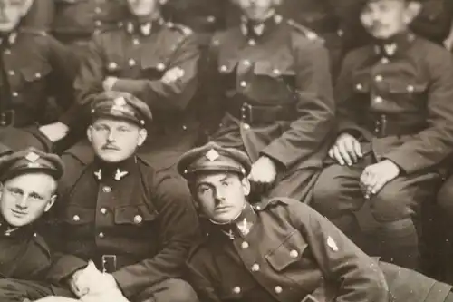 tolles altes Foto - Gruppenfoto Soldaten Slowakei - Zipser Komitat 1921