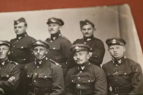 tolles altes Foto - Gruppenfoto Soldaten Slowakei - Zipser Komitat 1921