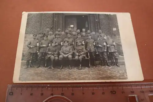 tolles altes Foto - Gruppenfoto - Sanitäter - Sani-Einheit ? 