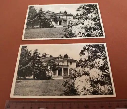 zwei tolle alte Karten - Posterholungsheim Haarstorf 1953 u 55