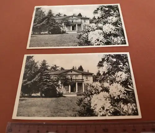 zwei tolle alte Karten - Posterholungsheim Haarstorf 1953 u 55 