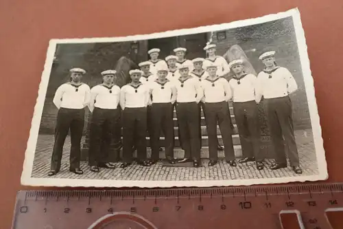 tolles altes Foto - Gruppenfoto - Marineartillerieabteilung - Reichswehr ??