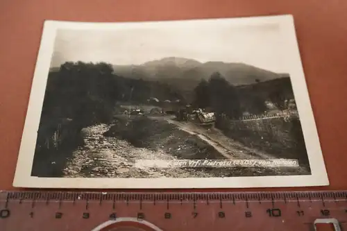 tolles altes Foto Blick auf den Vrf. Piertrosu - Karpathen 1917
