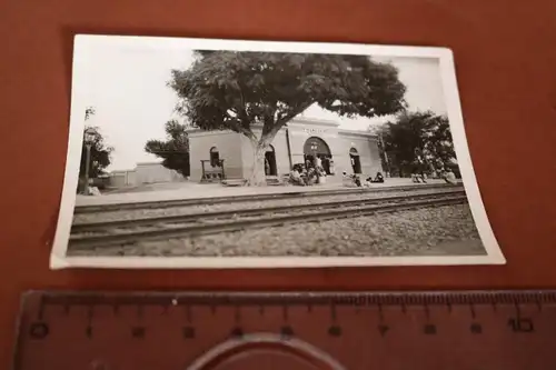 tolles altes Foto -  Bahnhof - Piranghaib