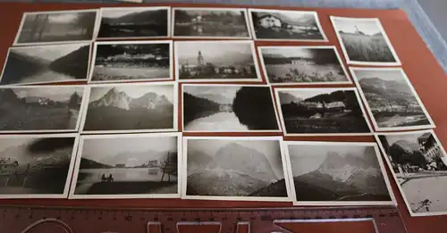 19 tolle alte Fotos - Landschaften, Städte - alle rückseitig beschrieben - 30er