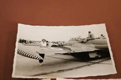 drei tolle alte Fotos - Luftwaffenshow - Kampfjets - 70-80er Jahre