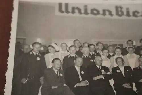 tolles altes Gruppenfoto Krankenschwester und Sanitäter bei der Union Brauerei