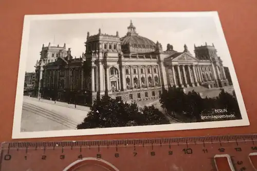 tolle alte Karte - Berlin Reichstagsgebäude - 30-40er Jahre ???