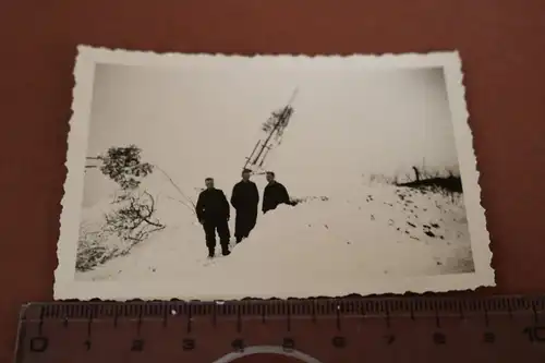 tolles kleines Foto - Flak Abteilung - getarnte 8,8 - AchtAchter 