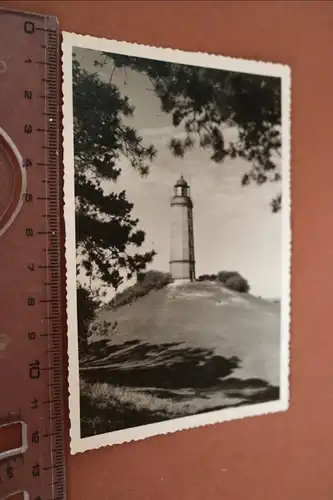 tolles altes Foto - Leuchtturm auf dem Dornbusch Hiddensee  50-60er Jahre