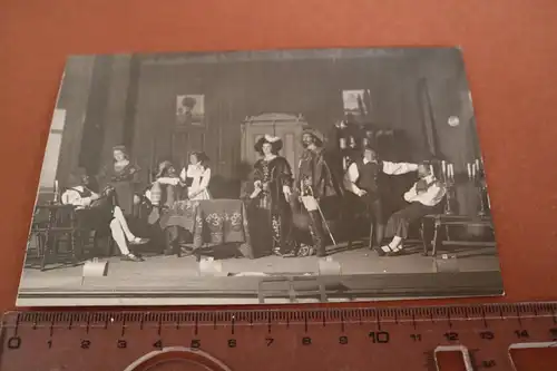 tolles altes Foto -Bühnentheater - historische Kostüme - 1910-30 ???