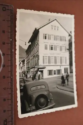 tolles altes Foto -  Hotel gold. Ochsen -  Oldtimer - 40-50er Jahre da Zonenkenn