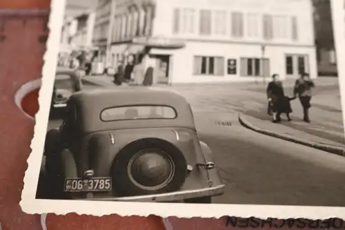 tolles altes Foto -  Hotel gold. Ochsen -  Oldtimer - 40-50er Jahre da Zonenkenn